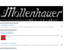 Tablet Screenshot of mollenhauerguitars.blogspot.com