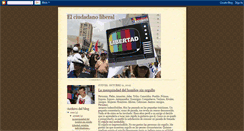 Desktop Screenshot of elciudadanoliberal.blogspot.com