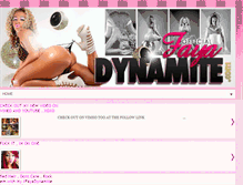 Tablet Screenshot of ilovefayadynamite.blogspot.com