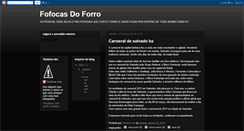 Desktop Screenshot of fofocasdoforro.blogspot.com