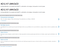 Tablet Screenshot of agilitydantesco.blogspot.com