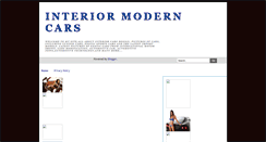 Desktop Screenshot of interiormoderncars.blogspot.com