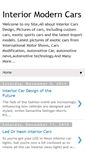 Mobile Screenshot of interiormoderncars.blogspot.com