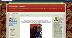 Desktop Screenshot of mississippimowers.blogspot.com