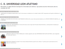 Tablet Screenshot of leonatletismo.blogspot.com