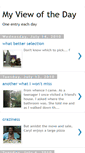 Mobile Screenshot of myviewofthedayct.blogspot.com