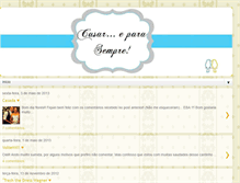 Tablet Screenshot of casareprasempre.blogspot.com