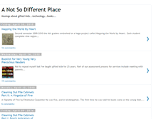 Tablet Screenshot of anotsodifferentplace.blogspot.com