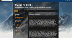Desktop Screenshot of georgia2maine2011.blogspot.com