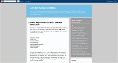 Desktop Screenshot of amtfuerkoerperschaften.blogspot.com