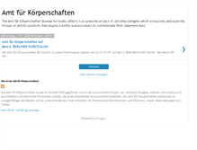Tablet Screenshot of amtfuerkoerperschaften.blogspot.com