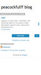 Mobile Screenshot of peacockfulff.blogspot.com
