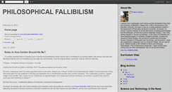 Desktop Screenshot of philosophicalfallibilism.blogspot.com