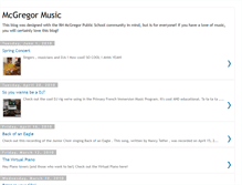 Tablet Screenshot of mcgregormusic.blogspot.com
