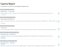 Tablet Screenshot of capricareport.blogspot.com