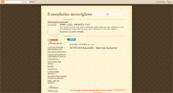 Desktop Screenshot of ilmandarinomeraviglioso.blogspot.com