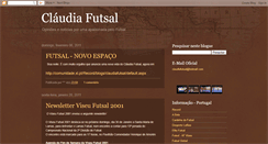 Desktop Screenshot of claudiafutsal.blogspot.com