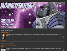 Tablet Screenshot of monkeyfeather.blogspot.com