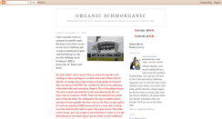 Desktop Screenshot of organicschmorganic.blogspot.com