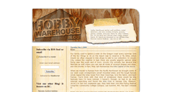 Desktop Screenshot of hobbywarehouse.blogspot.com