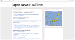 Desktop Screenshot of japanheadlines.blogspot.com