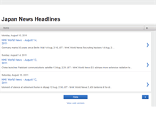 Tablet Screenshot of japanheadlines.blogspot.com