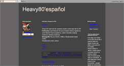 Desktop Screenshot of heavy80espanol.blogspot.com
