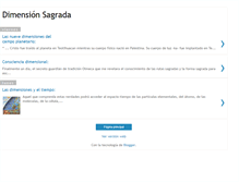 Tablet Screenshot of dimensionsagrada.blogspot.com