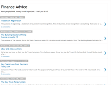 Tablet Screenshot of my-personal-finance-advice.blogspot.com