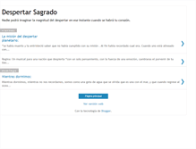 Tablet Screenshot of despertarsagrado.blogspot.com