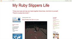 Desktop Screenshot of myrubyslipperslife.blogspot.com