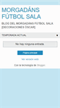 Mobile Screenshot of morgadans-futbolsala.blogspot.com
