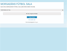 Tablet Screenshot of morgadans-futbolsala.blogspot.com