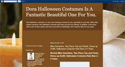 Desktop Screenshot of dorahalloweencostumes.blogspot.com