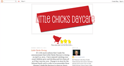 Desktop Screenshot of littlechicksdaycare.blogspot.com