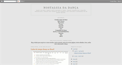 Desktop Screenshot of nostalgiadadanca.blogspot.com