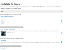 Tablet Screenshot of nostalgiadadanca.blogspot.com