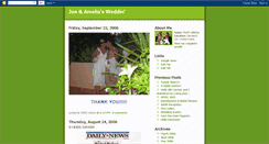 Desktop Screenshot of jonameliawedding.blogspot.com