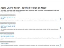 Tablet Screenshot of jeans-nl.blogspot.com