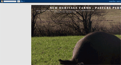 Desktop Screenshot of newheritagefarms.blogspot.com