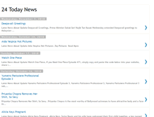 Tablet Screenshot of 24todaynews.blogspot.com