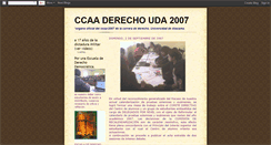 Desktop Screenshot of ccaaderecho2007.blogspot.com