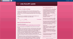 Desktop Screenshot of judykossoff.blogspot.com