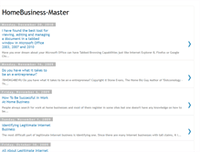 Tablet Screenshot of homebusiness-master.blogspot.com