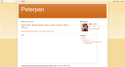 Desktop Screenshot of peterpan2012.blogspot.com