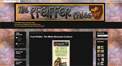 Desktop Screenshot of fredpfeifferartist.blogspot.com