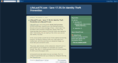 Desktop Screenshot of lifelocktv.blogspot.com
