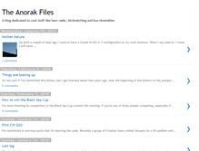 Tablet Screenshot of anorakfiles.blogspot.com