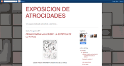 Desktop Screenshot of exposiciondeatrocidades.blogspot.com