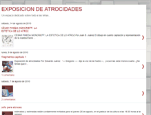 Tablet Screenshot of exposiciondeatrocidades.blogspot.com